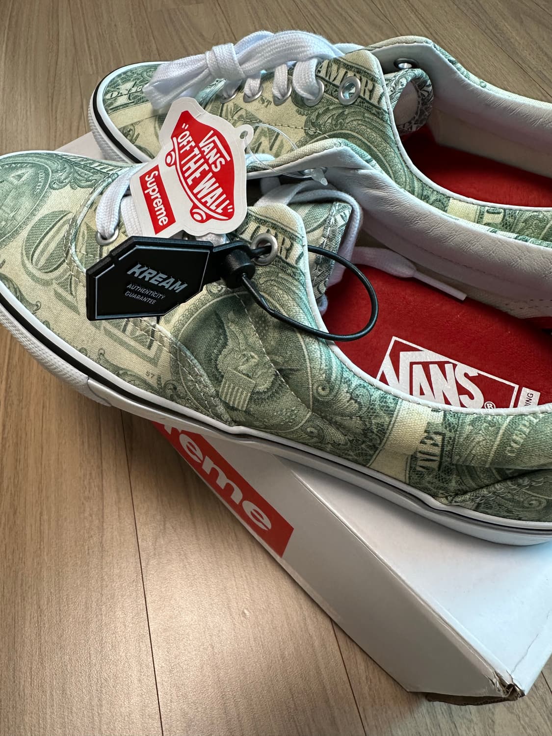 반스 x 슈프림 에라 달러 그린 280 상품이미지7