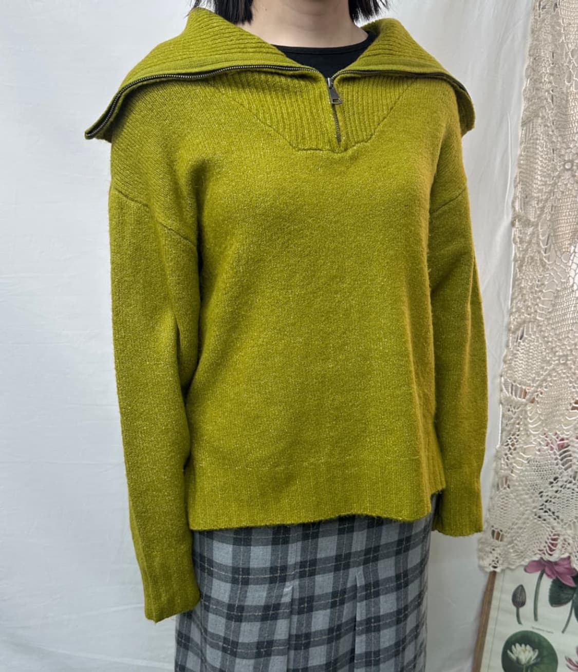alma design green knit 상품이미지6