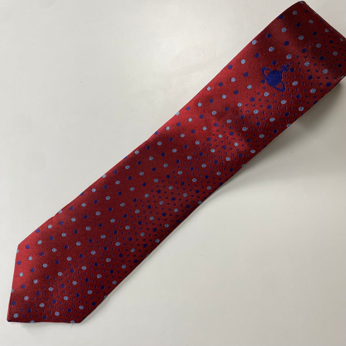 비비안웨스트우드 심플로고 정품 명품 넥타이(Vivienne)8.6cm 상품이미지5