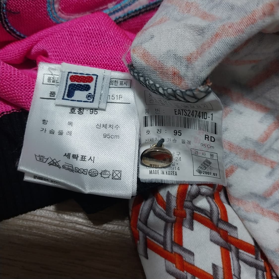 휠라골프 엘르 2벌 여성95 사이쥬 반팔 상품이미지6