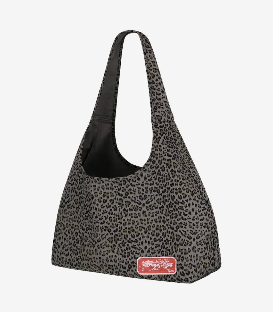 카시코 Leopard Print Shoulder Bag Blue Gray 상품이미지1