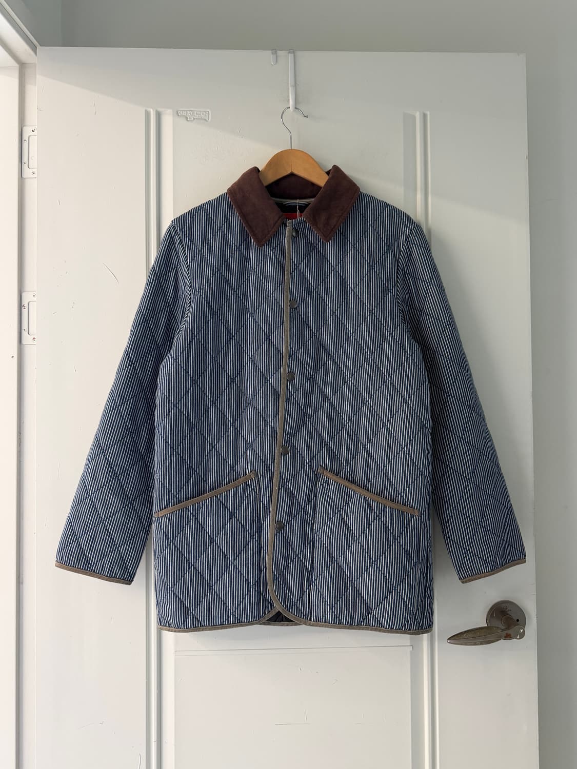 일본빈티지 BAFFY 히코리 퀄팅자켓 상품이미지5