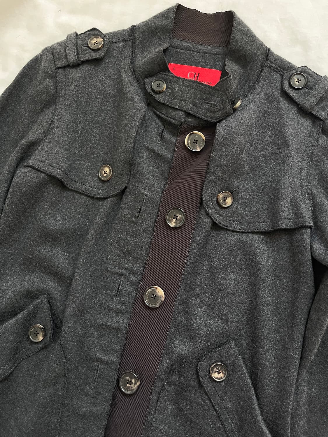 Carolina Herrera button wool shirts 상품이미지8