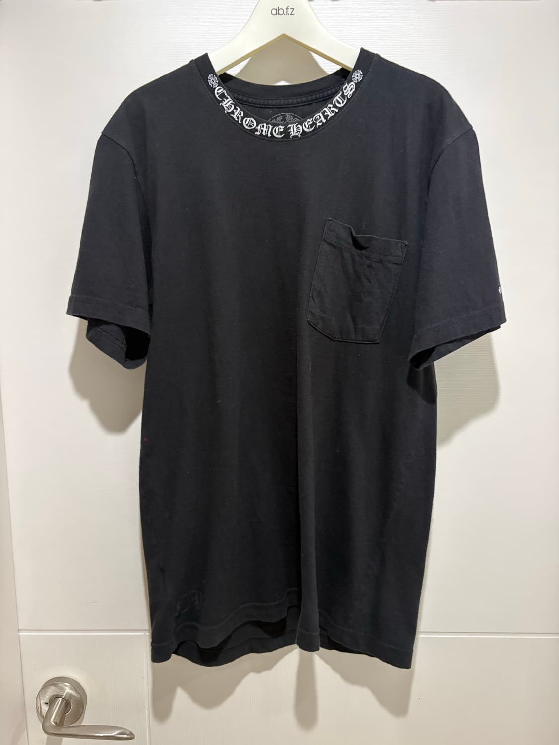 넥 레터링 반팔 M 상품이미지1