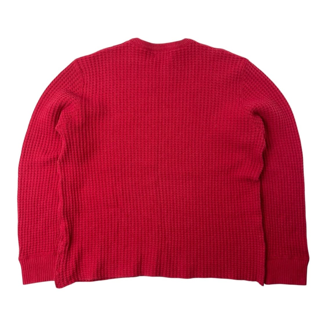 [중고] 폴로 진스 라운드넥 와플 니트 레드 XL 상품이미지2