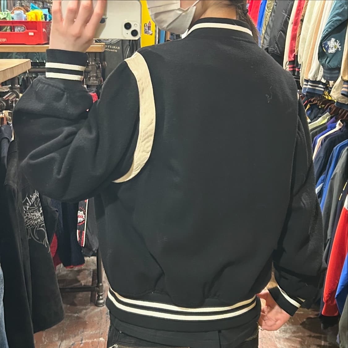 [HI] 드림월드 봄버 자켓 블랙 상품이미지5