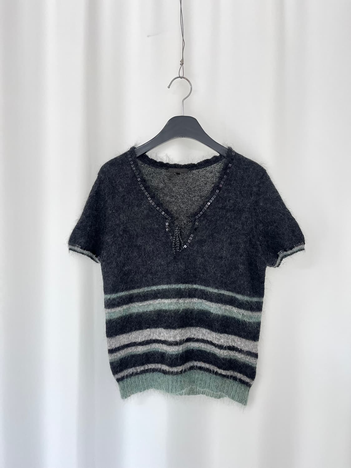 K.T KIYOKO TAKASE mohair blend knit top  상품이미지1