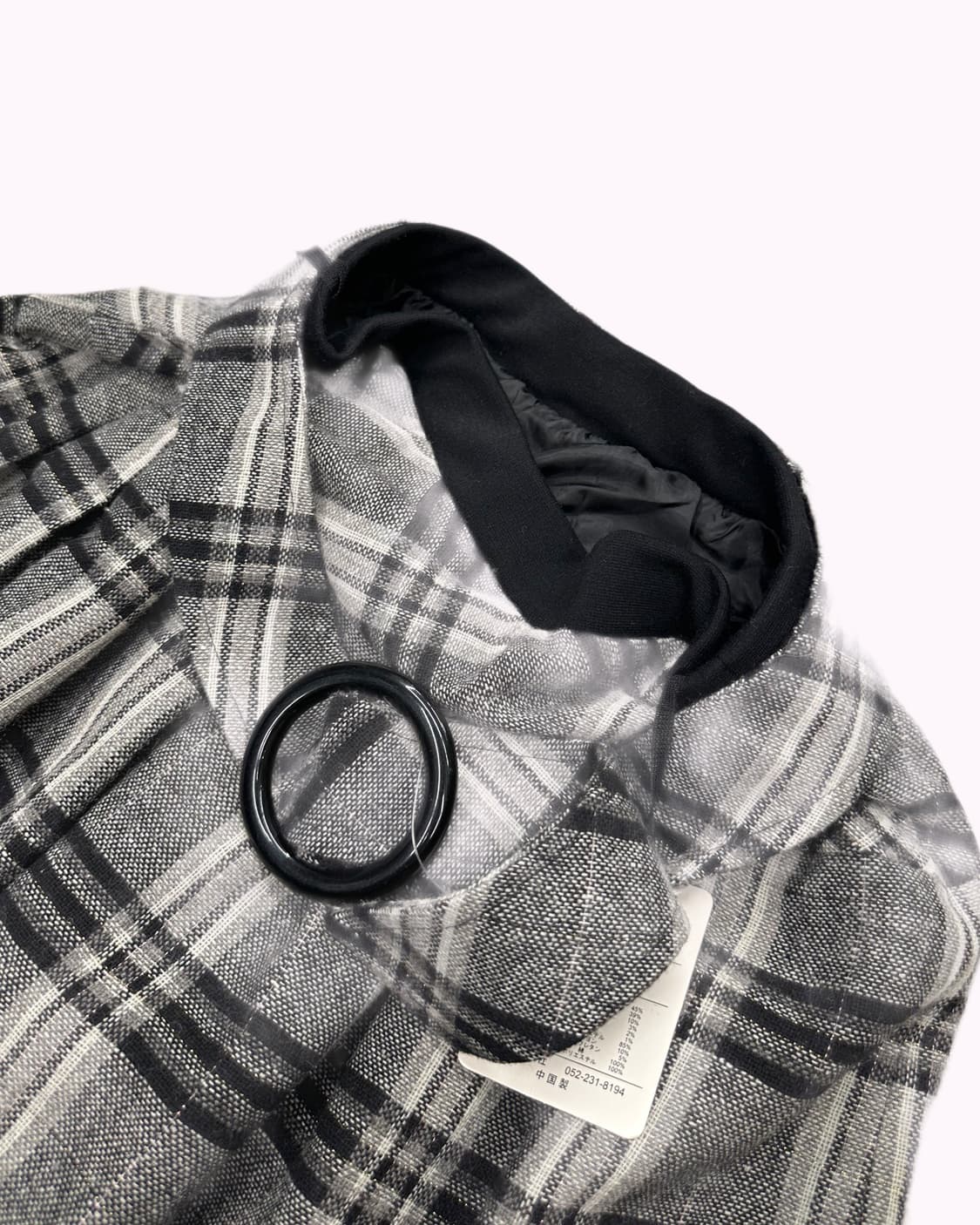 check pleats belted skirt 상품이미지5