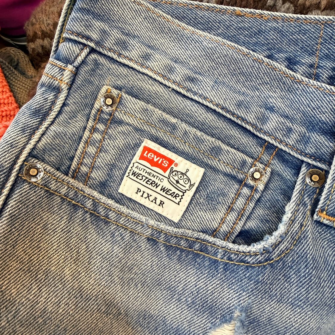 리바이스 토이스토리 568 루즈핏 패치워크 34x32 35 상품이미지4