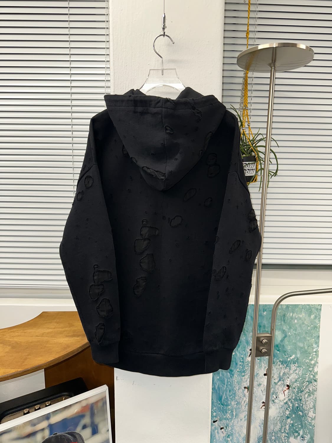 시스루 디테일 후드 s 상품이미지4