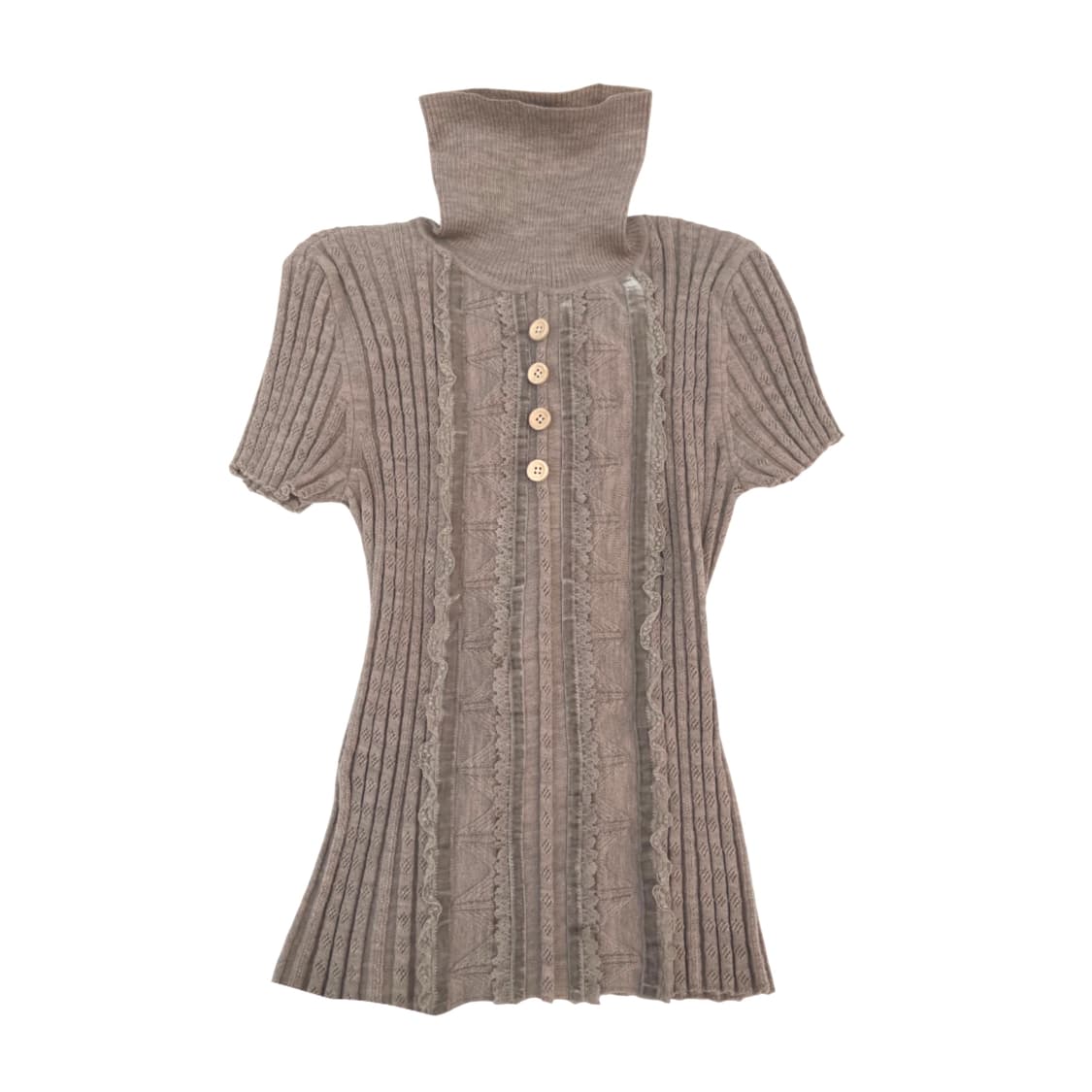 oatmeal pink button knit 상품이미지3