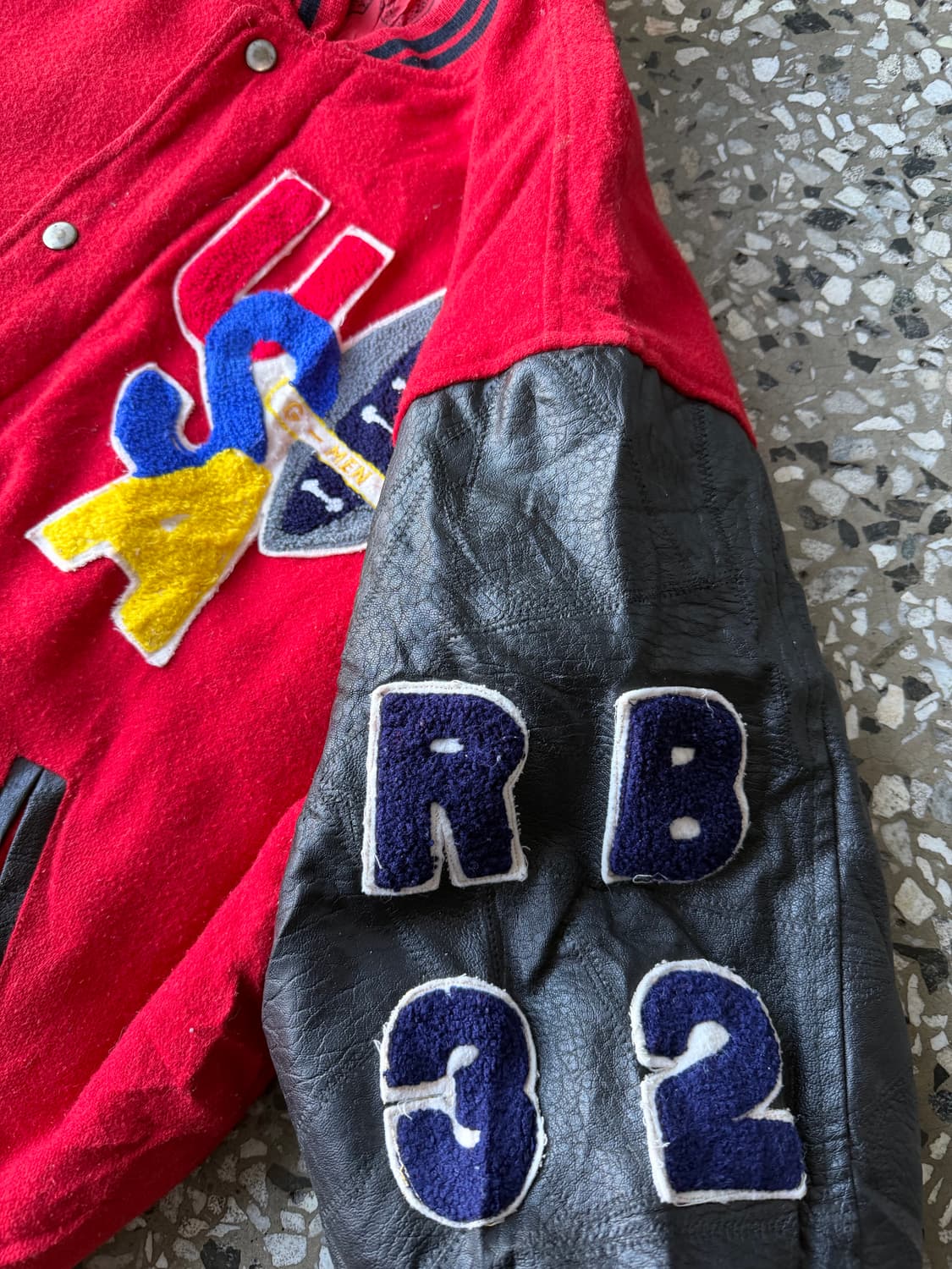 빈티지 바시티 자켓 상품이미지4