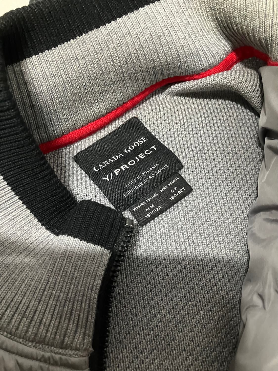 Y/project canada goose 비대칭 경량패딩 상품이미지2