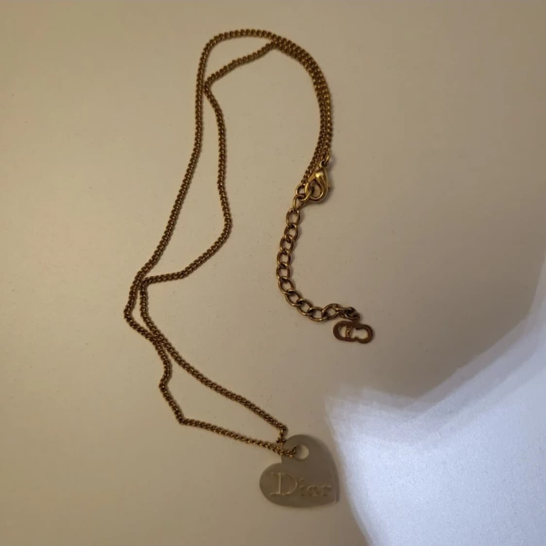 (정품) 디올 하트 쉘 목걸이(Dior heart shell gold) 상품이미지2