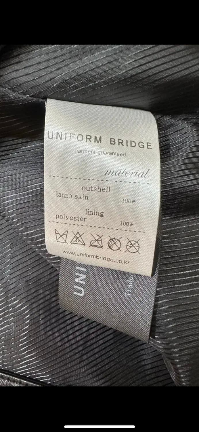 유니폼 브릿지 레더 자켓 상품이미지1