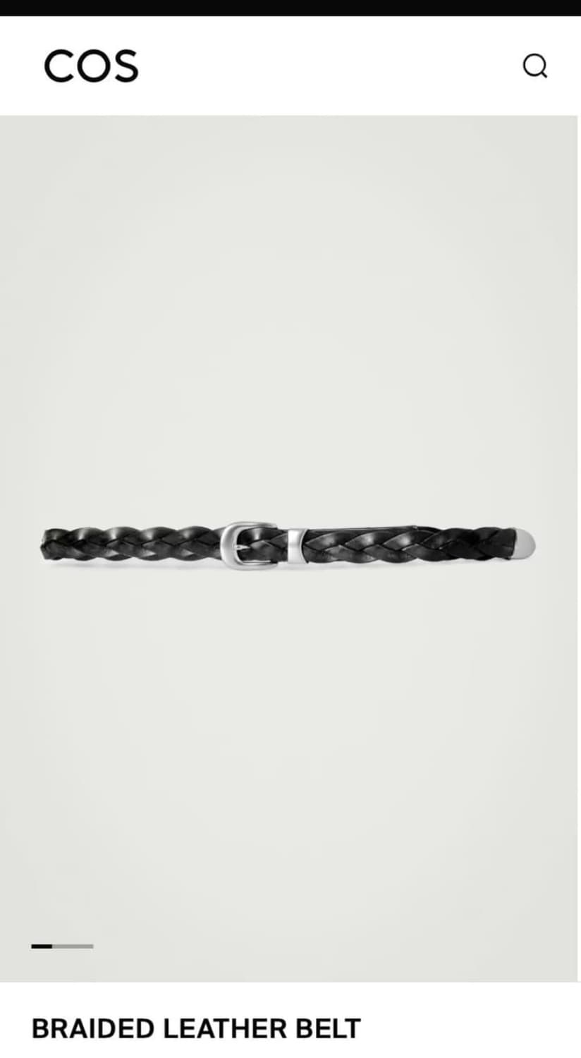 코스 브레이디드 벨트 상품이미지1