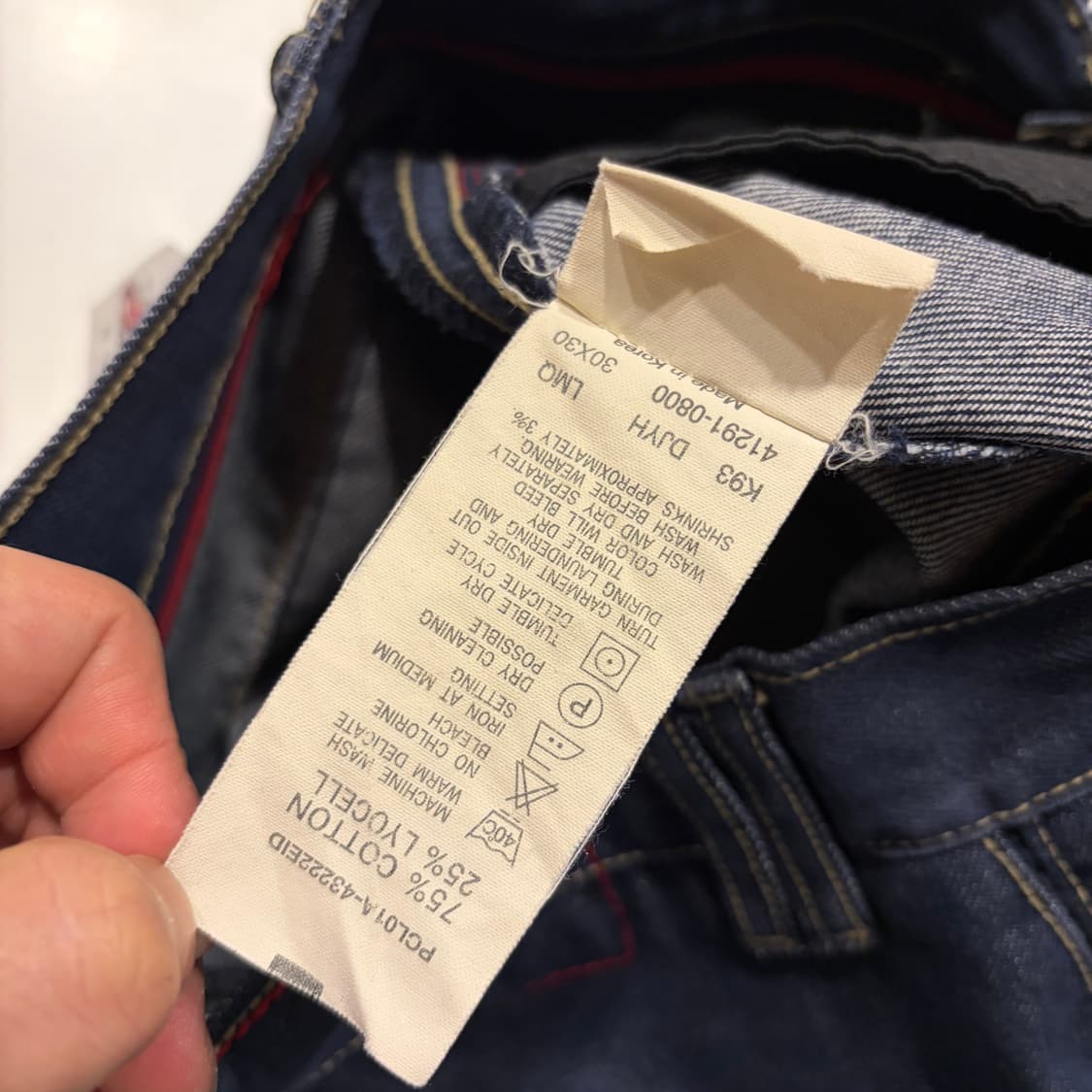 [30] 리바이스 엔지니어드 진청바지 데님 팬츠 C686 상품이미지9