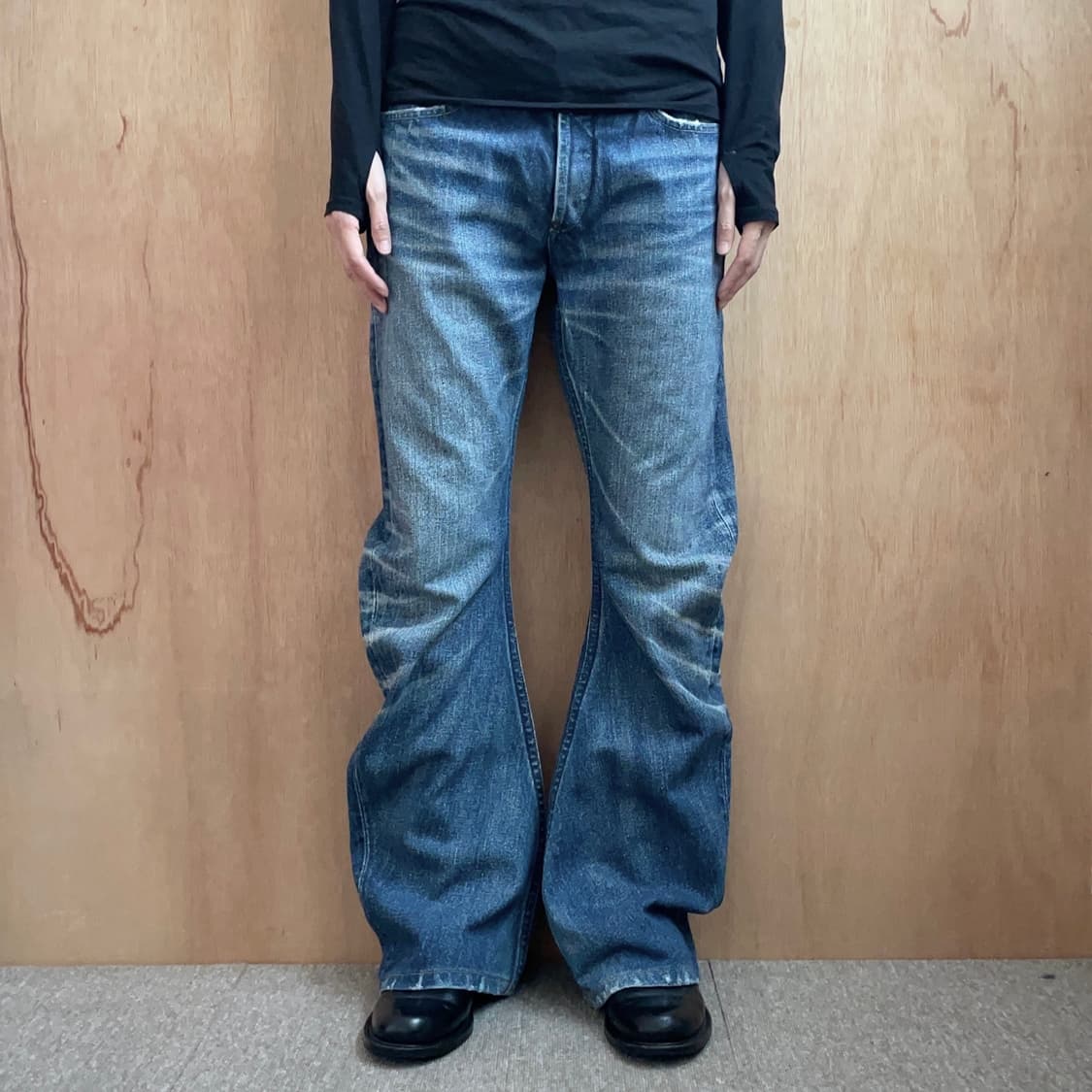 wjk 바나나 플레어 데님 팬츠 상품이미지1