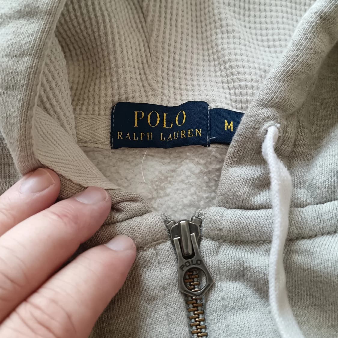 폴로 랄프로렌 라이트 그레이 후드집업 상품이미지3