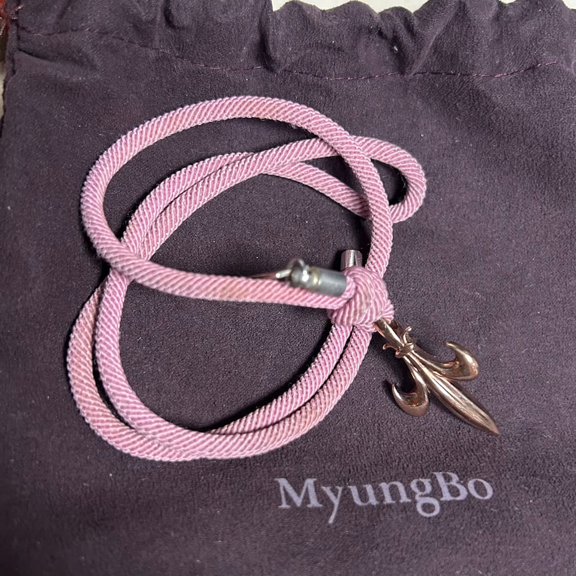 본쟈르디노  지오반니 스트링 더스키 핑크 팔찌 상품이미지2