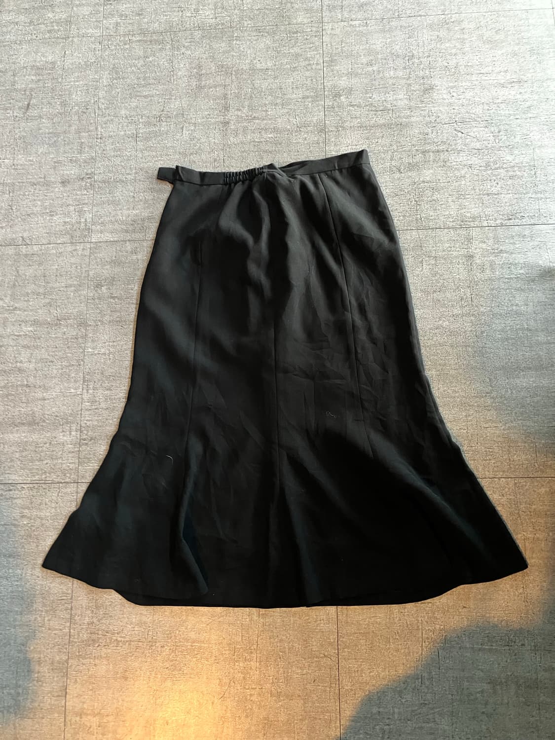 일본빈티지 하구미모리걸 달천깔페어리 아오이오우 퍼퓰럼 롱스커트 상품이미지1