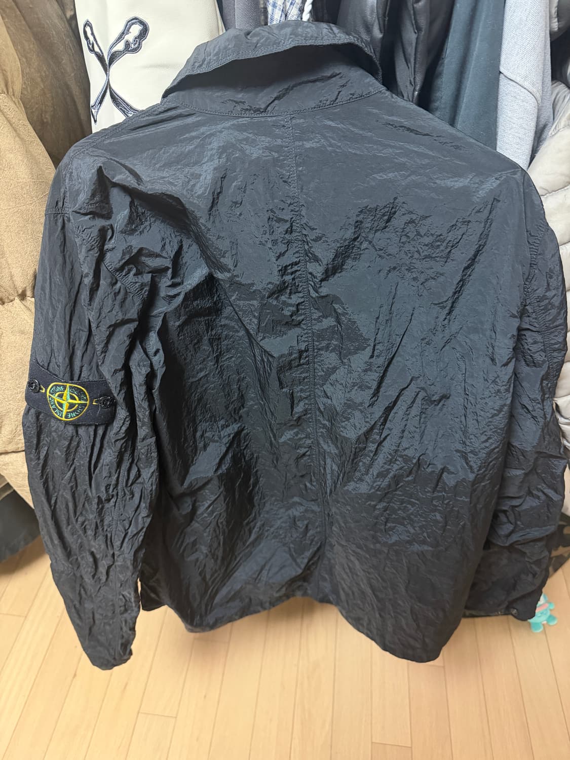 스톤아일랜드 11819 블랙 나일론 자켓 상품이미지3