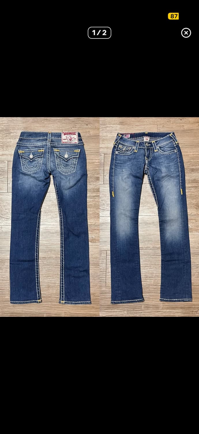 트루릴리전 로우라이즈 일자핏 상품이미지1