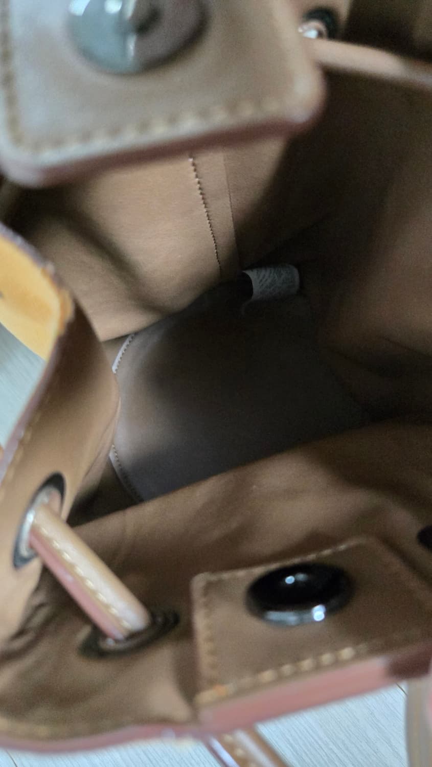 Kuho 구호 캔버스 버킷백 머스타드 상품이미지4