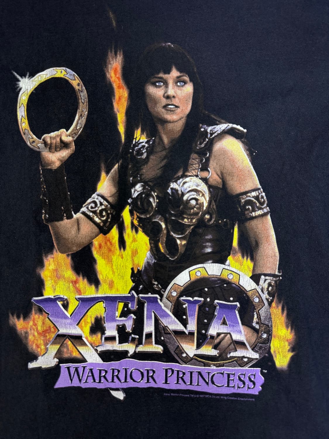 빈티지 90s 여전사 지나 XENA WARRIOR PRINCESS 티셔츠 상품이미지2