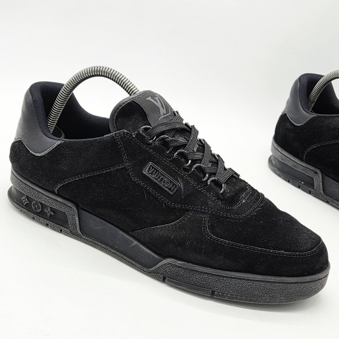 루이비통 LV 트레이너 스니커즈 블랙 (7 1/2) 상품이미지5