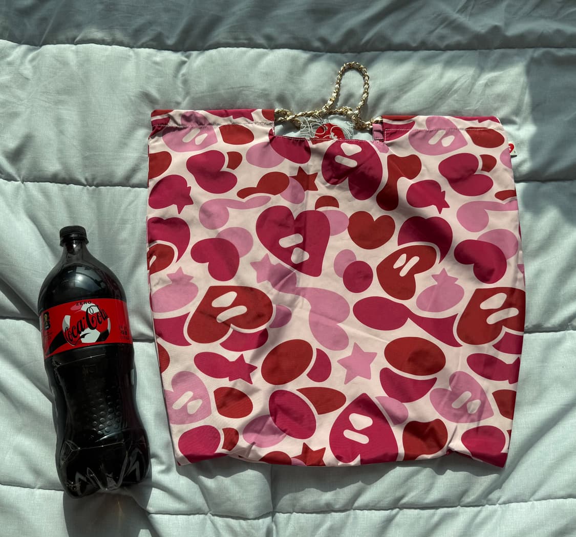 APEE by A BATHING APE 핑크 카모 백 상품이미지4