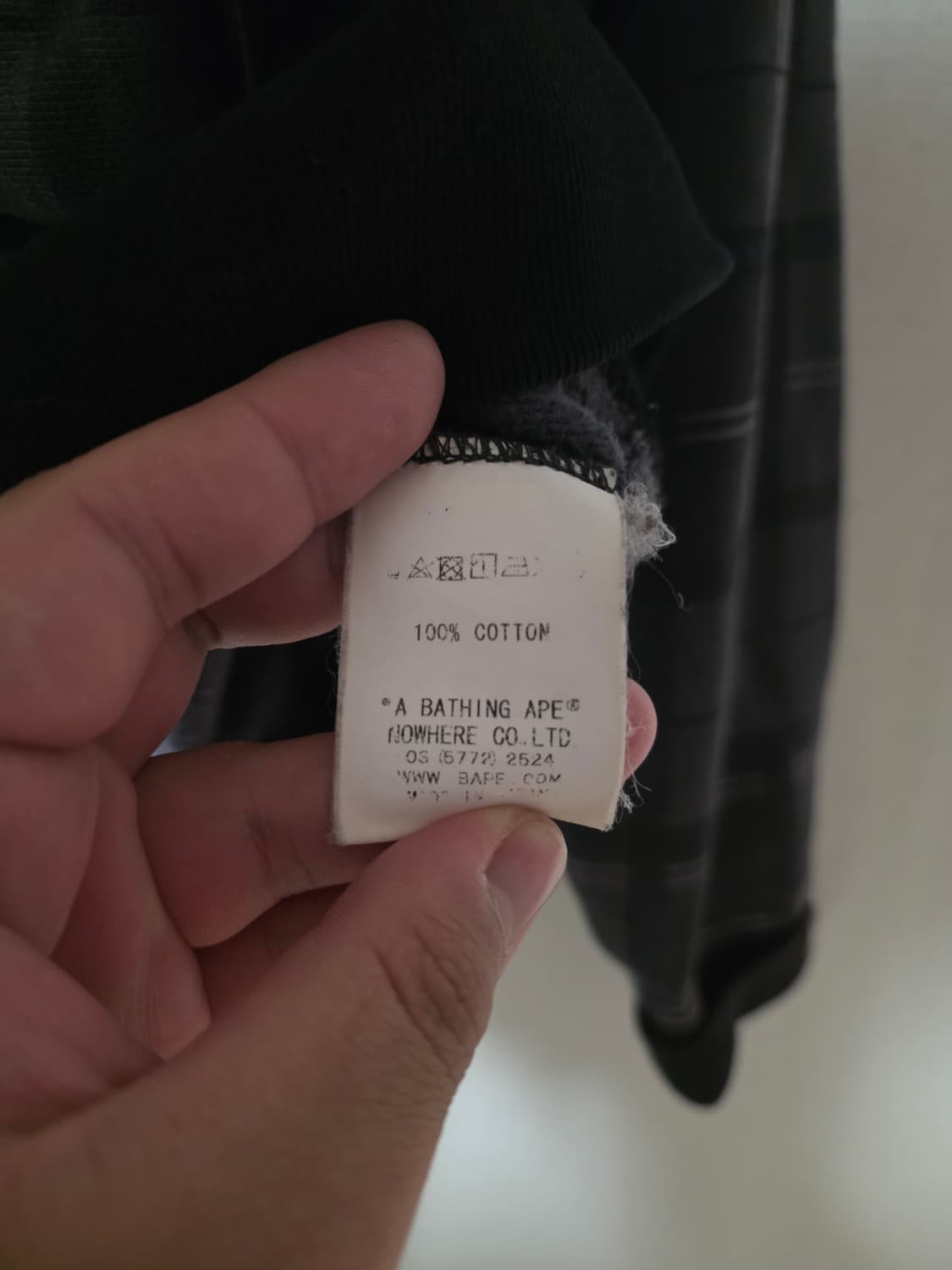 [M] 베이프 블랙 CPO 미니사루 크루넥 상품이미지6