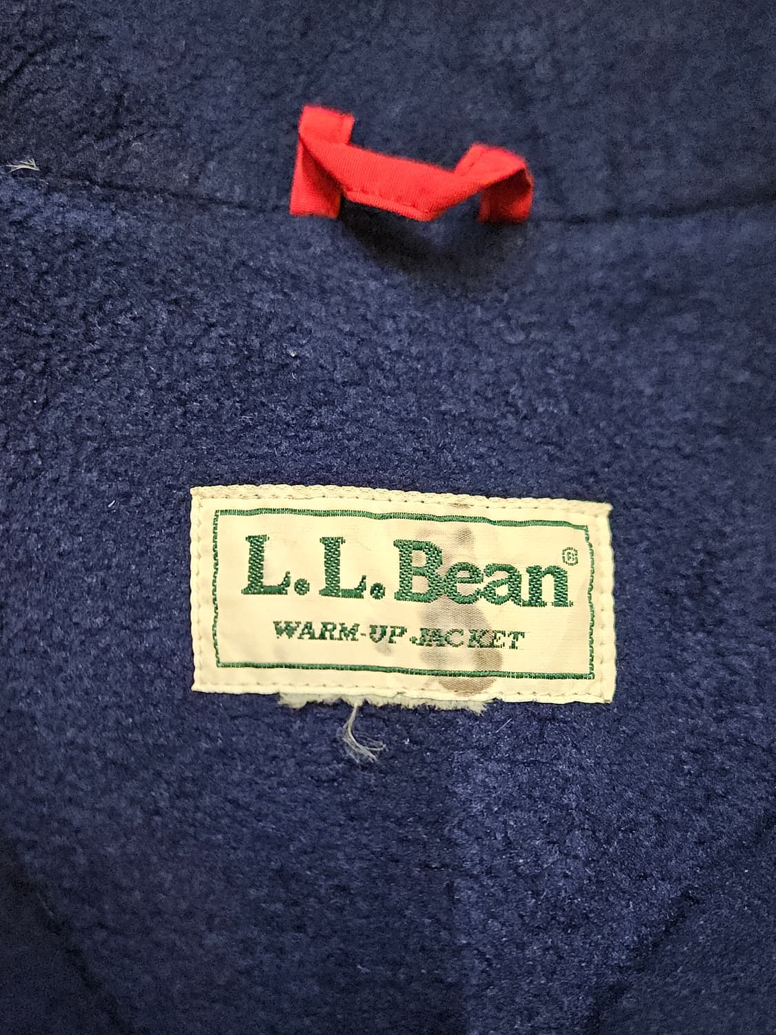 L.L.Bean Nylon Zip-Up Jacket (Red/Navy) 상품이미지4
