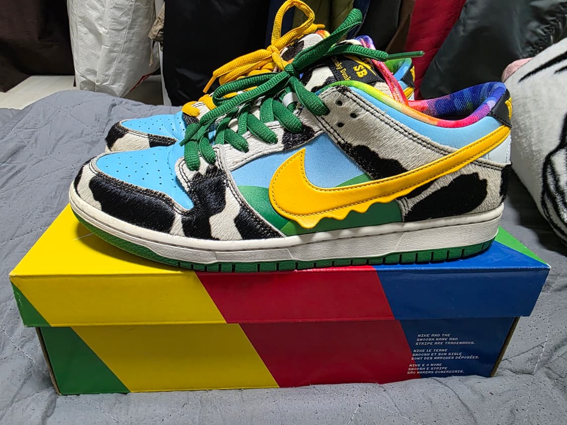 중고,285) 나이키 벤앤제리스 SB 덩크 로우 청키 덩키 상품이미지7