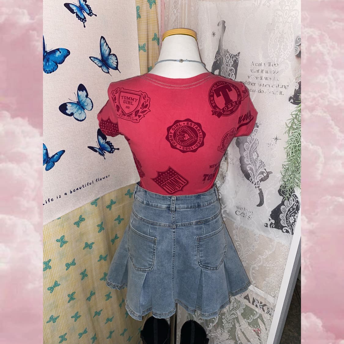 타미걸 핑크 펑크 티셔츠 상품이미지7