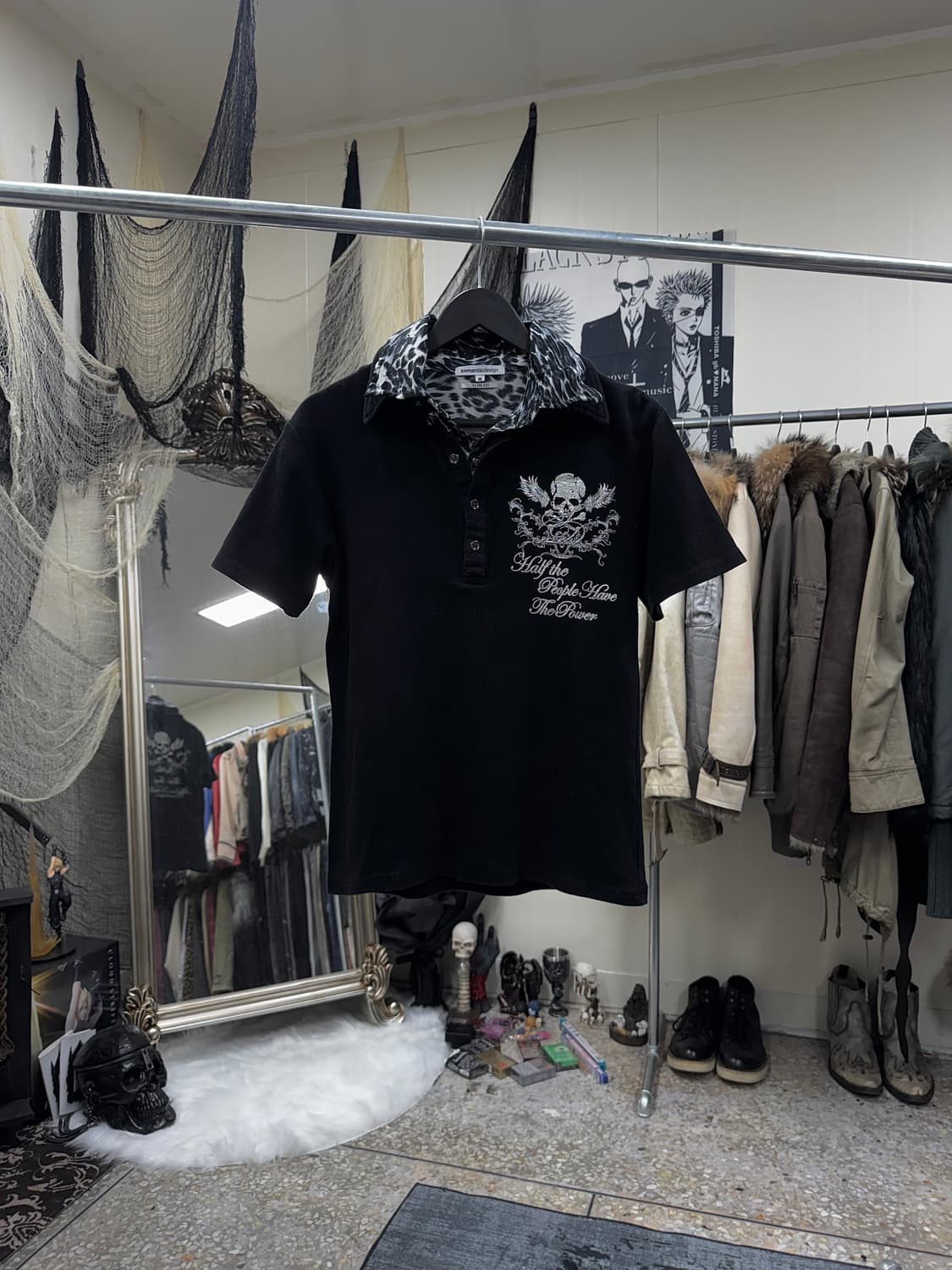 Semantic design 00s archive skull pk top 상품이미지1