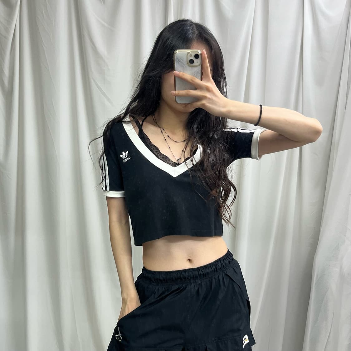 Adidas crop firebird linger T-shirts 상품이미지1