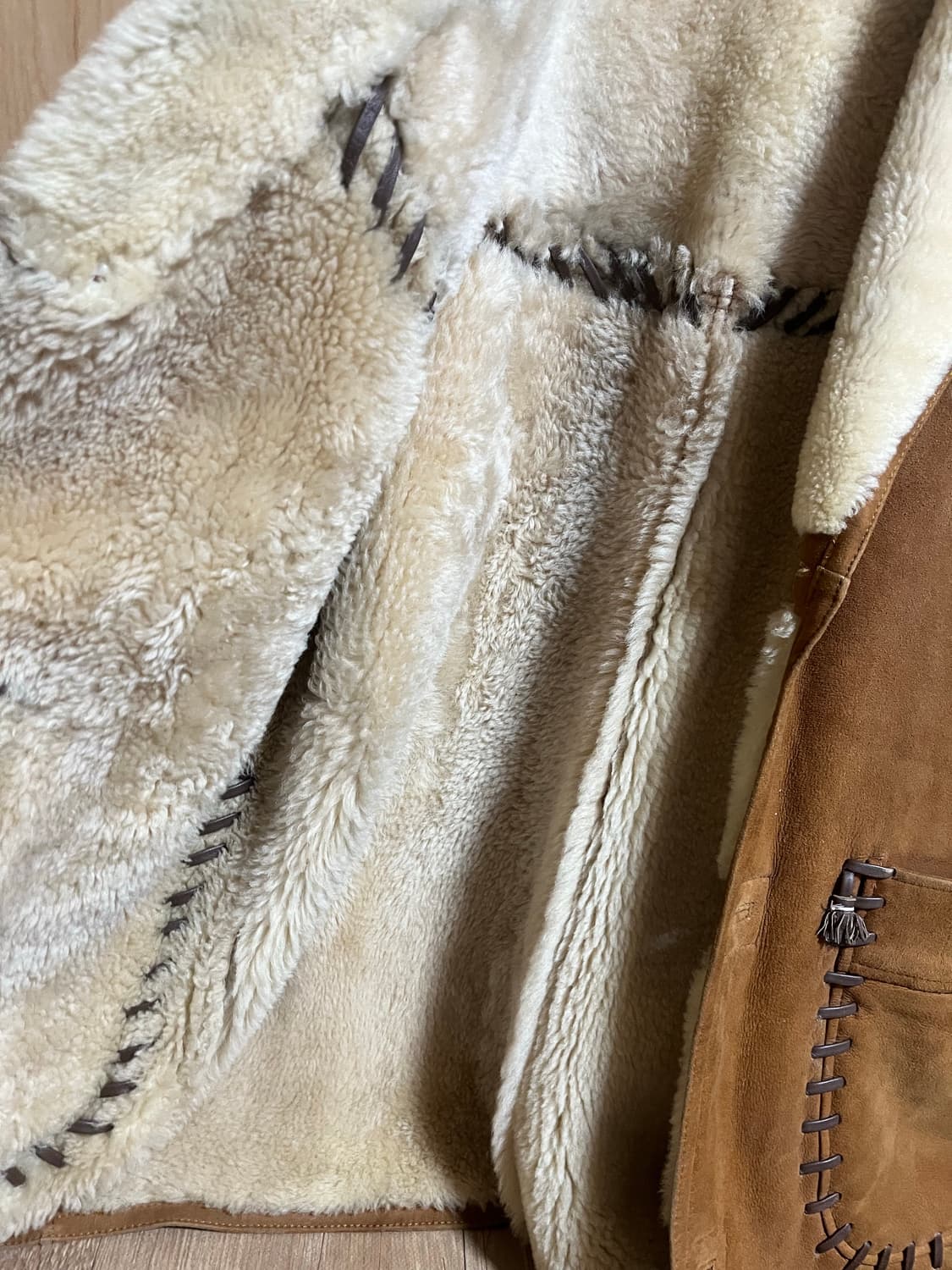 빈티지 스웨이드 프린지 웨스턴 코트 자켓 상품이미지3