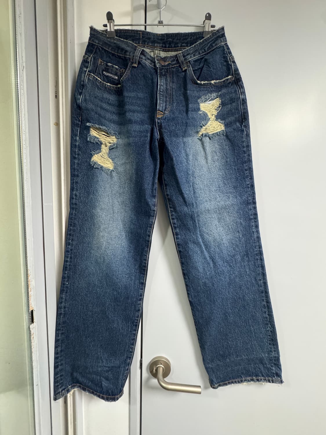 플리즈노팔로우 와이드 데님 블루 1사이즈  상품이미지3