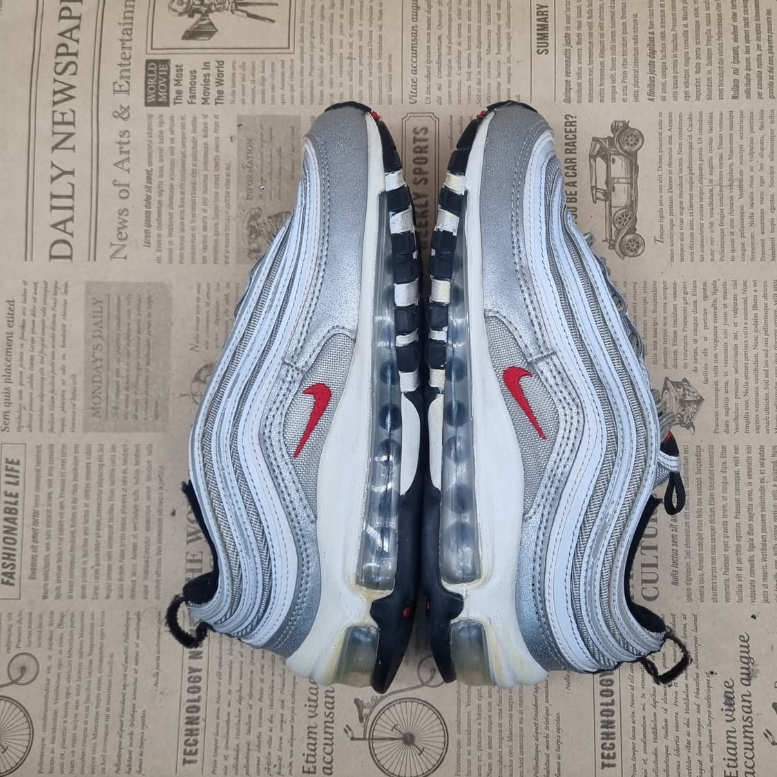 나이키 에어맥스97 실버불렛 여성운동화225 상품이미지5