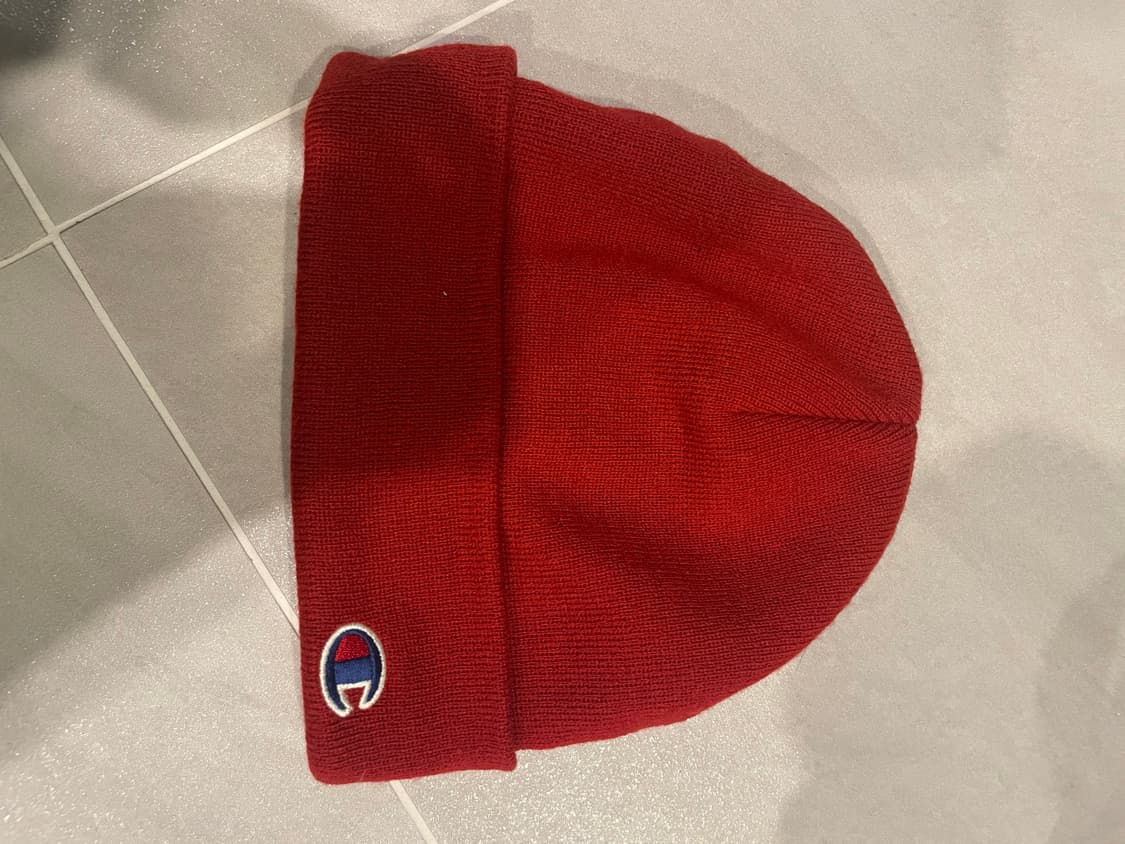 챔피온 비니 레드 새상품 상품이미지1