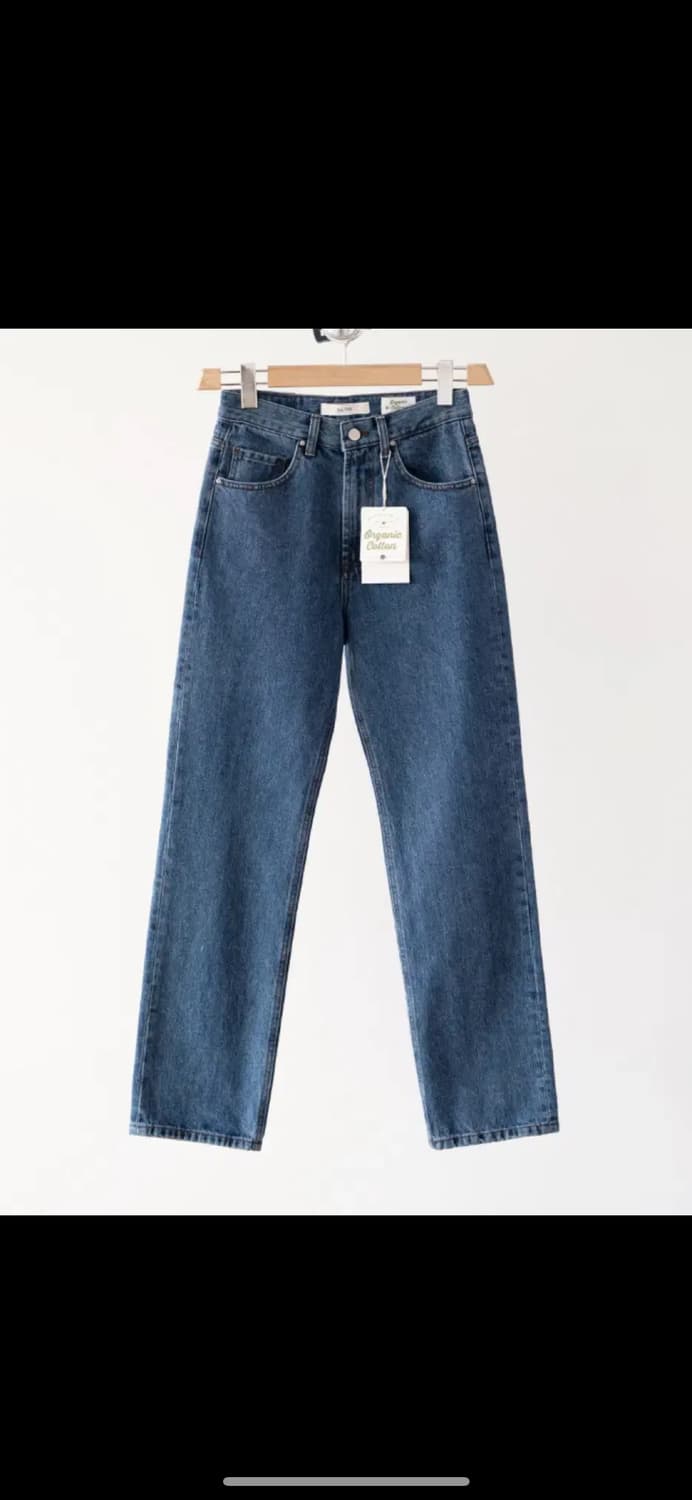 SAL THE 오가닉 코튼 스트레이트 레그 진 M 상품이미지1