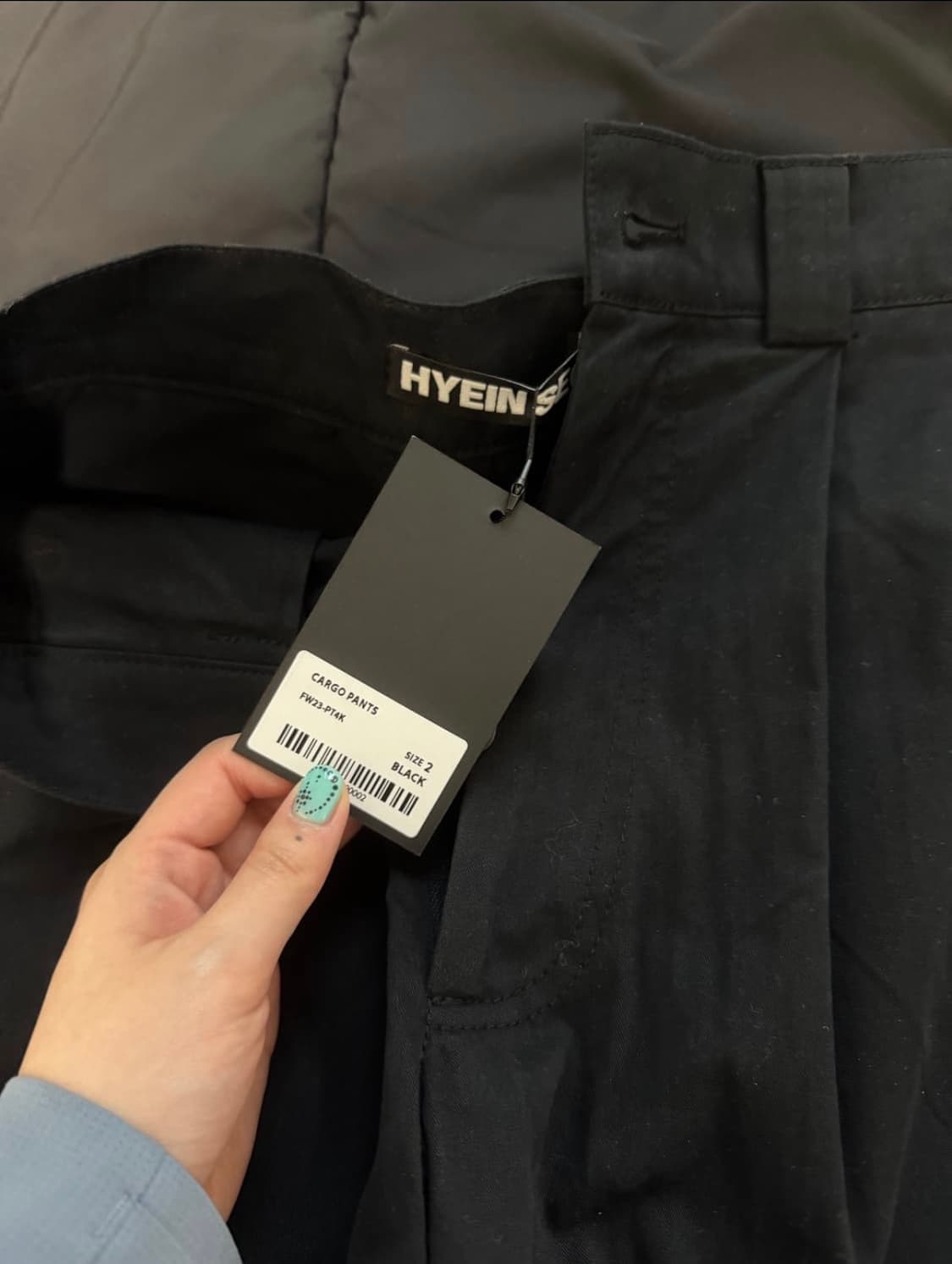 혜인서 카고팬츠 블랙 상품이미지2