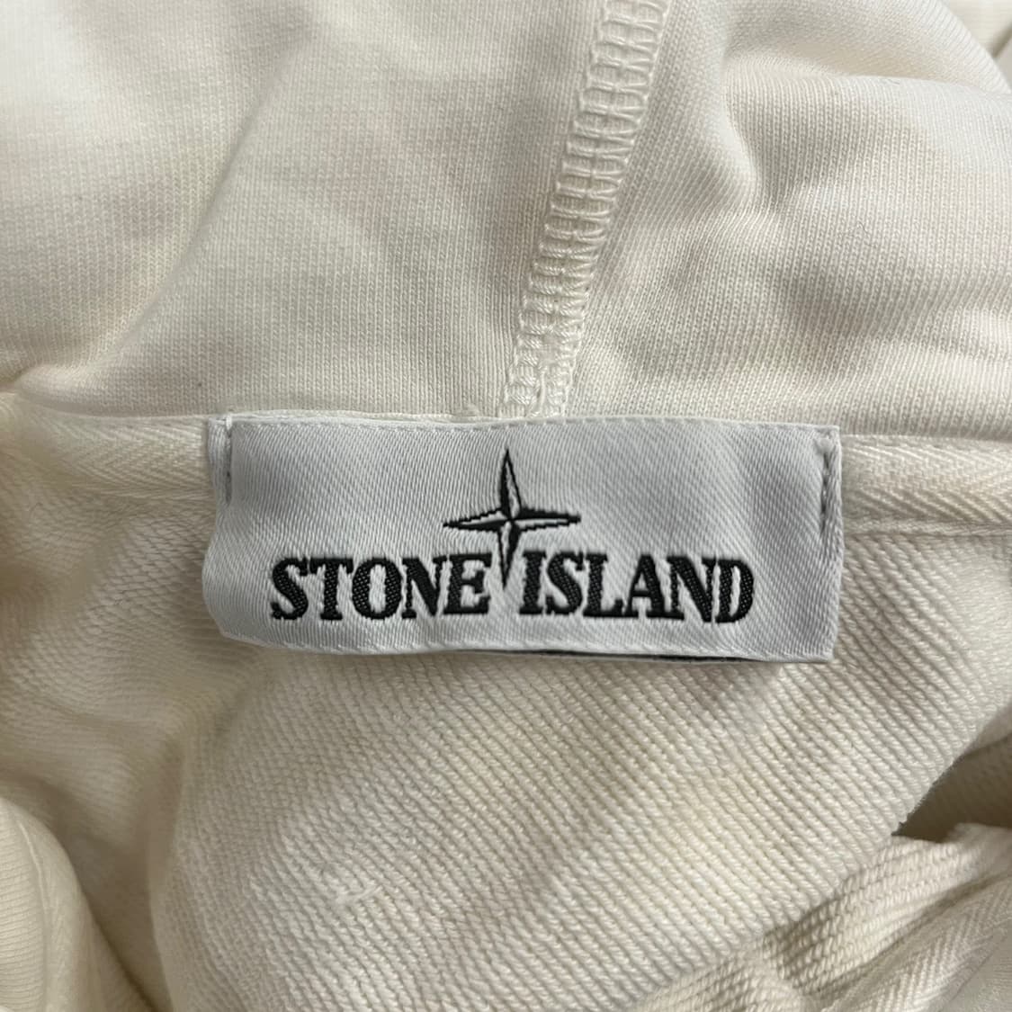 [정품/M] 스톤아일랜드 화이트 후드집업 b18 상품이미지7