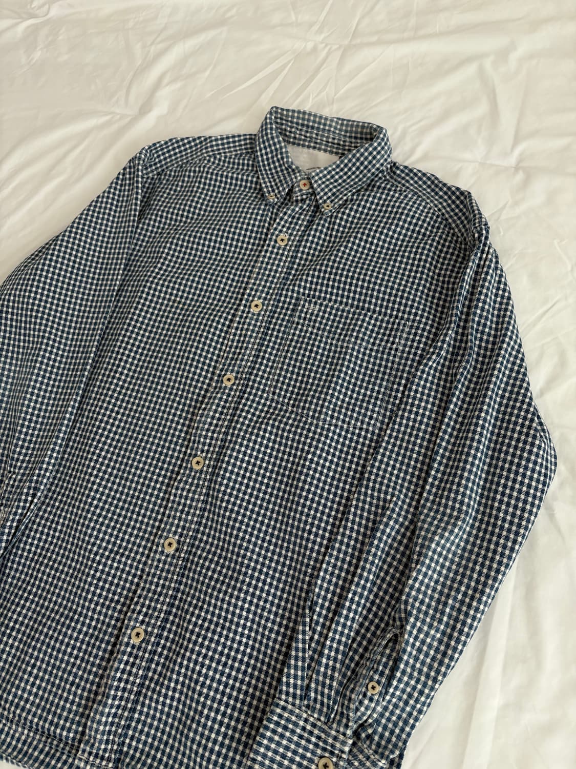 GAP checkered shirt 갭 체크 코튼 셔츠 상품이미지2