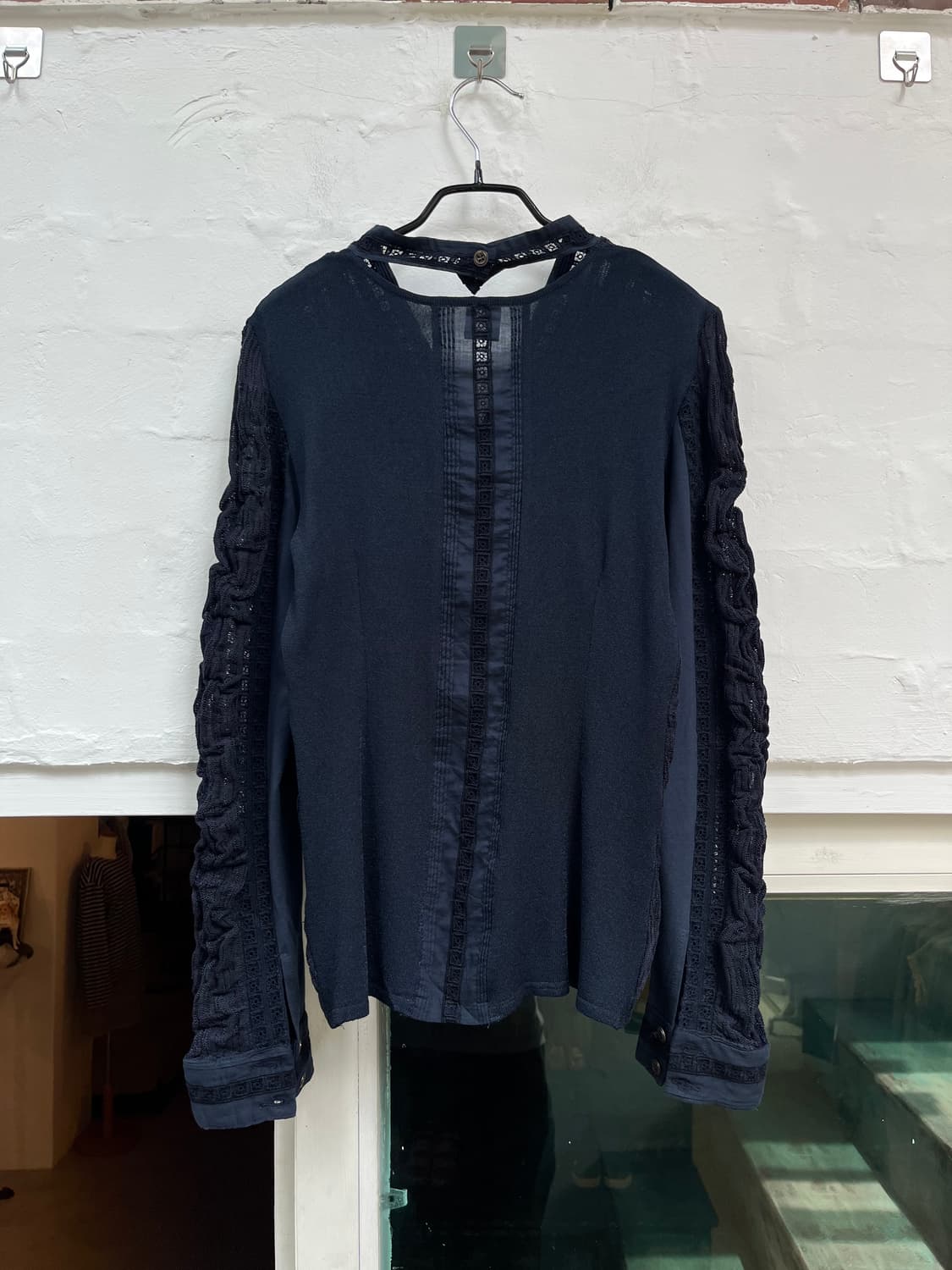 Tricot chic 네이비 가디건 블라우스 상품이미지5