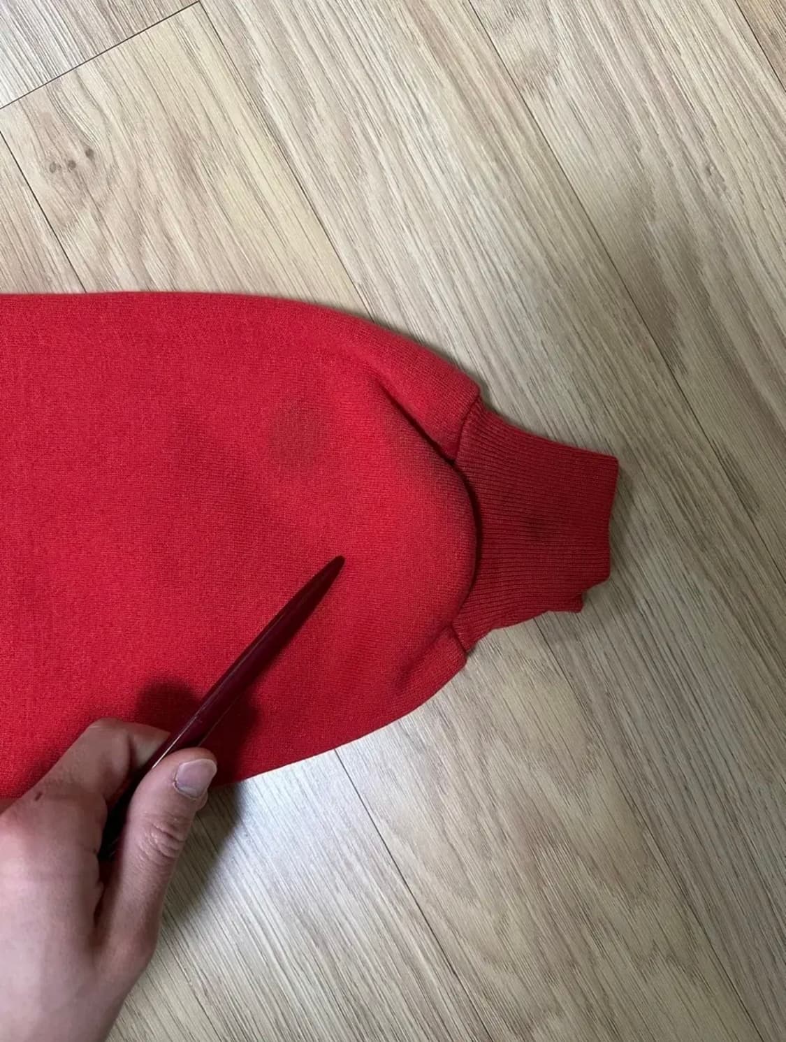 90s 빈티지 러셀 후드 레드 XL USA 상품이미지8