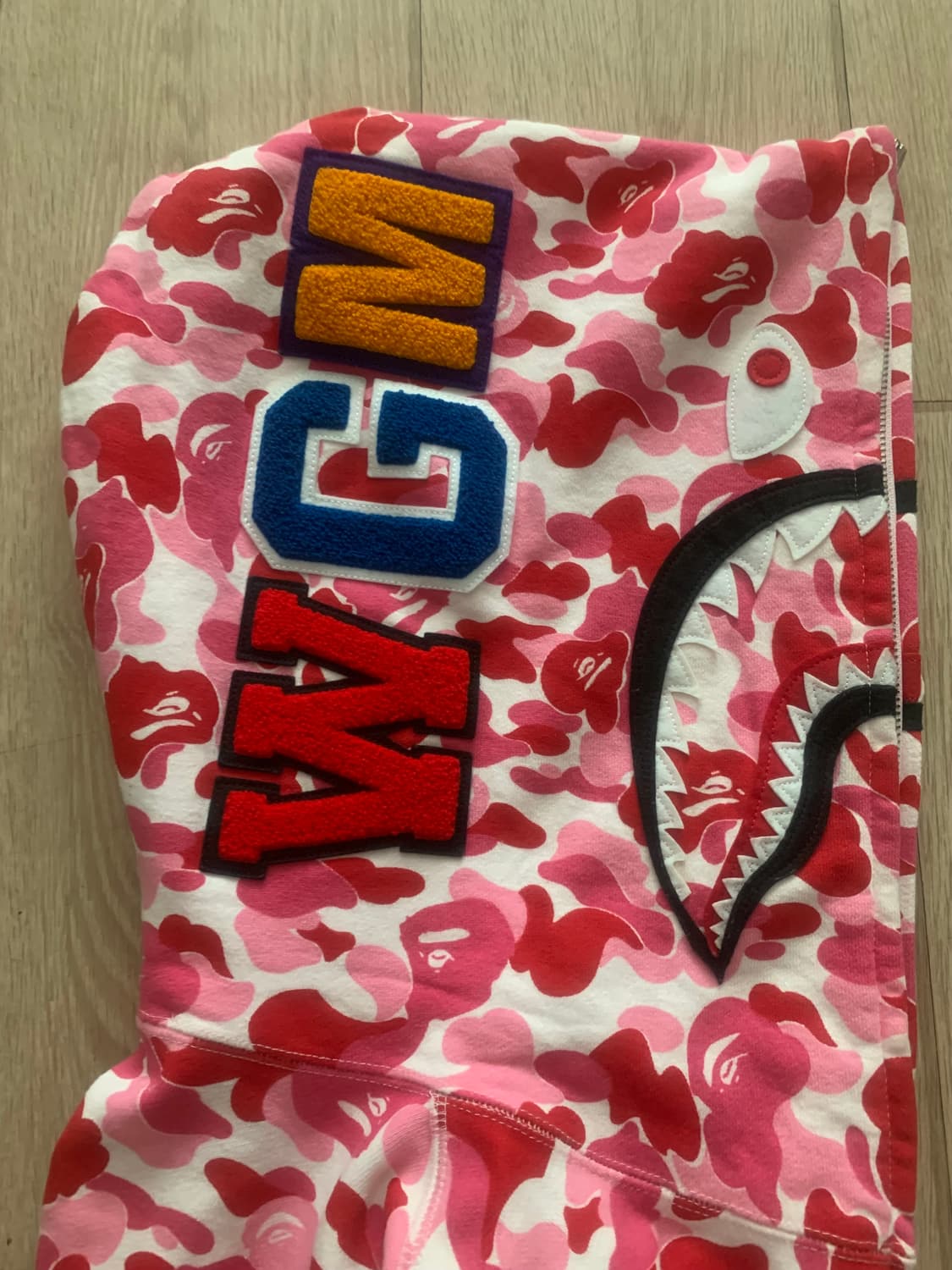 XL)베이프 abc camo shark hoodie 상품이미지3