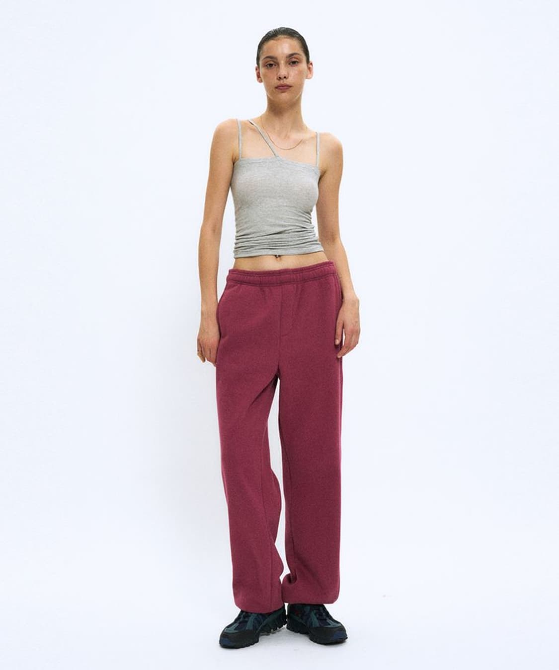 파르티멘토 와이드 스웻팬츠 바이올렛 상품이미지2