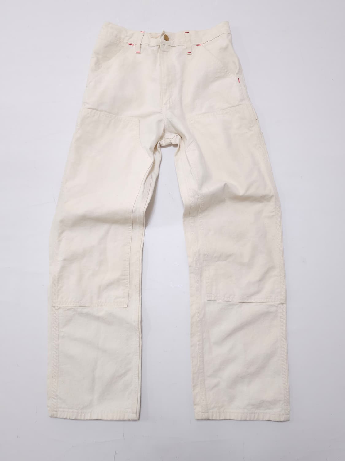 칼하트 80s 더블니 워크팬츠 크림 상품이미지1